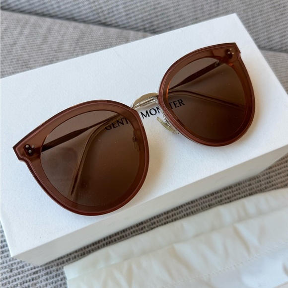 GENTLE MONSTER Dark Pink Brown Sunglasses main image 2